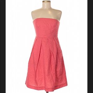 LAST CHANCE! J.Crew Coral Pink Strapless Dress